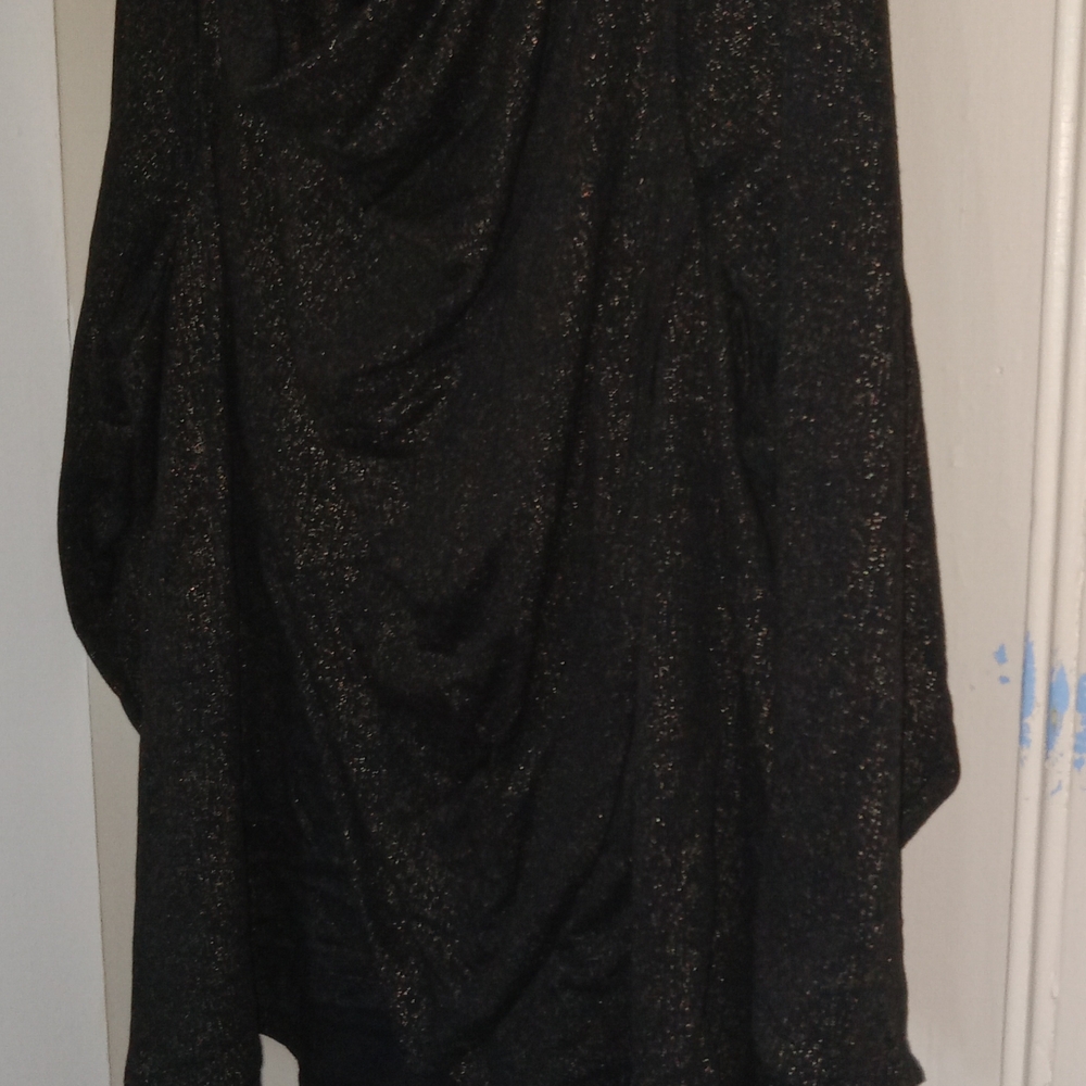 Zac & Rachel Black Top with Gold Accents